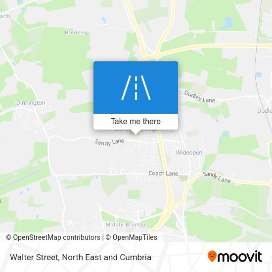 Walter Street map