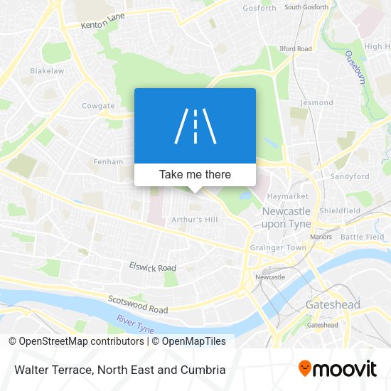 Walter Terrace map
