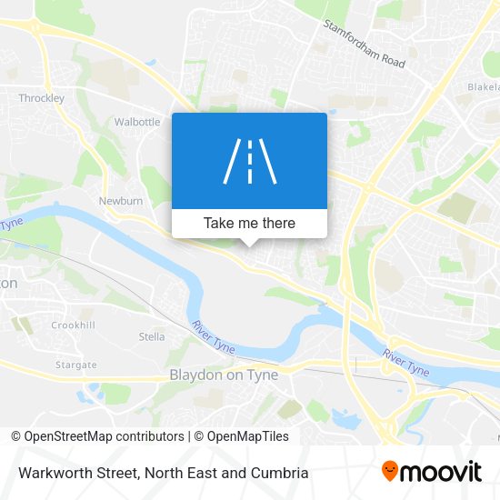 Warkworth Street map