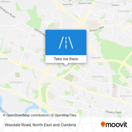 Wasdale Road map
