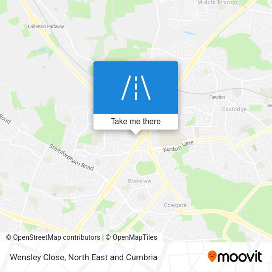 Wensley Close map