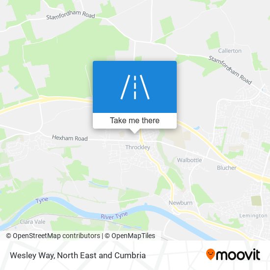 Wesley Way map