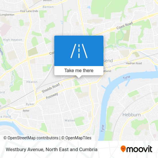 Westbury Avenue map