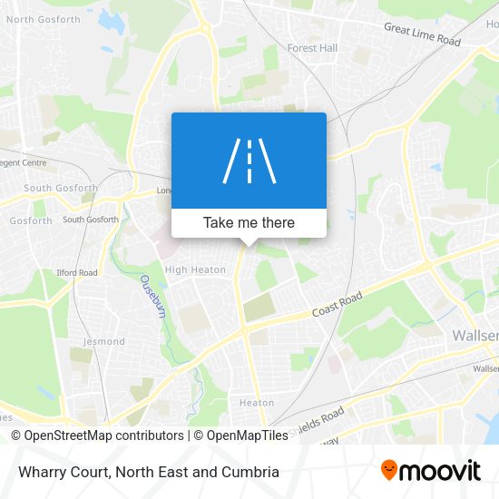 Wharry Court map