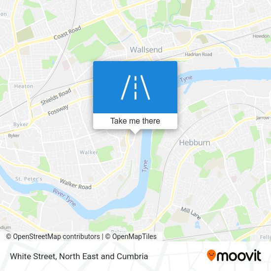 White Street map