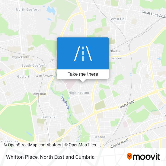 Whitton Place map