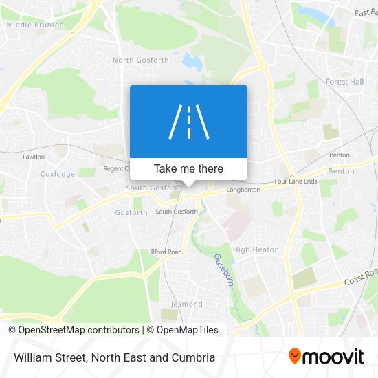 William Street map