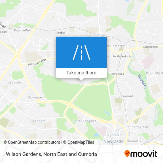 Wilson Gardens map