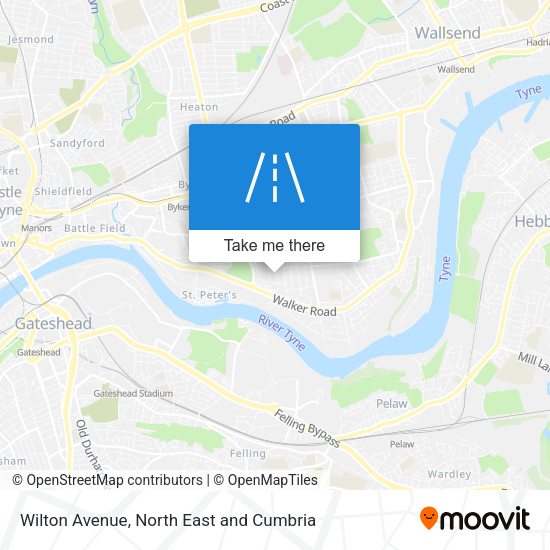 Wilton Avenue map