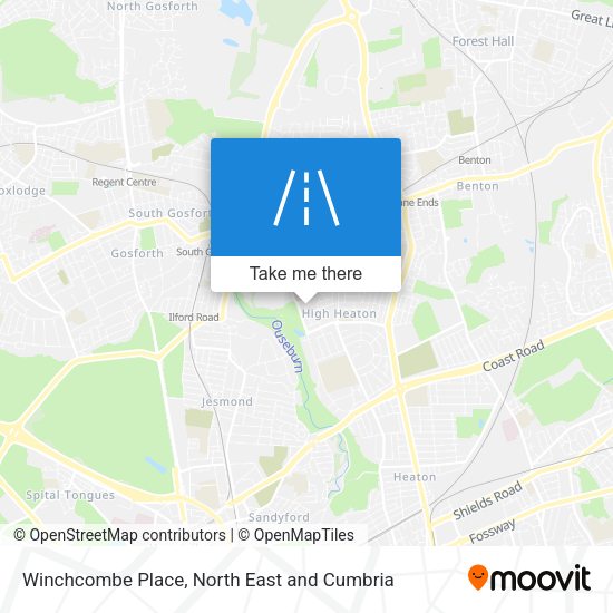 Winchcombe Place map