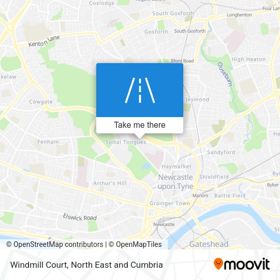 Windmill Court map
