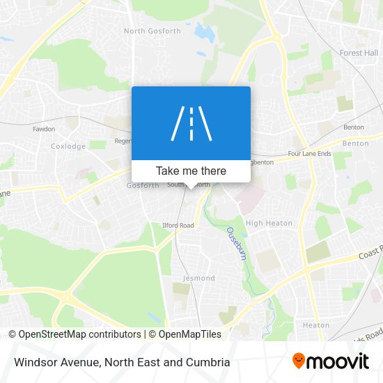 Windsor Avenue map