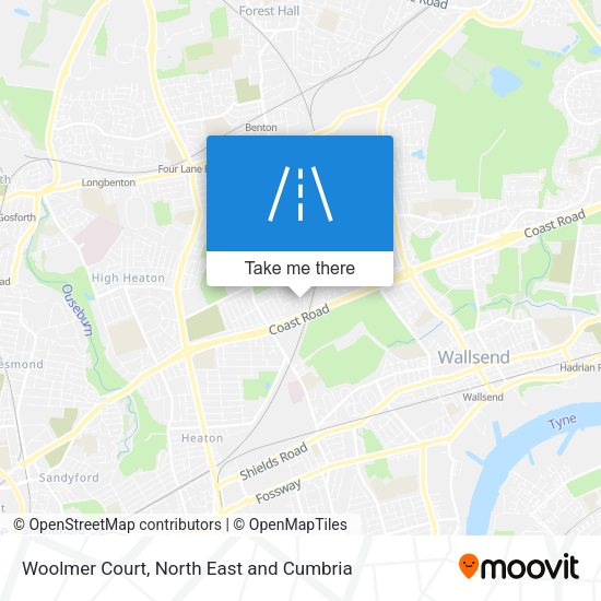 Woolmer Court map