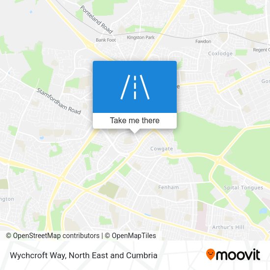 Wychcroft Way map