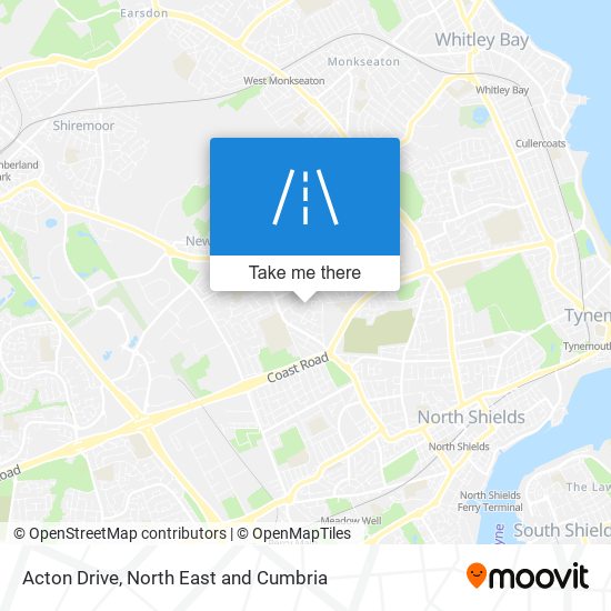 Acton Drive map