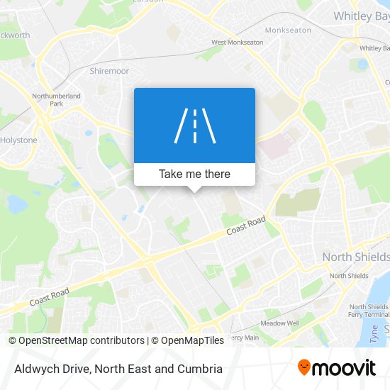 Aldwych Drive map
