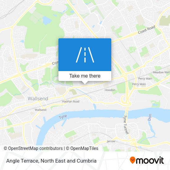 Angle Terrace map