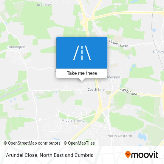 Arundel Close map