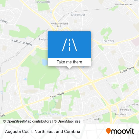 Augusta Court map