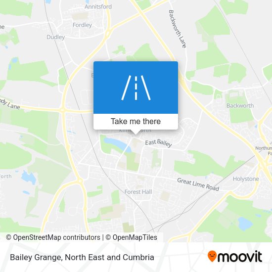 Bailey Grange map
