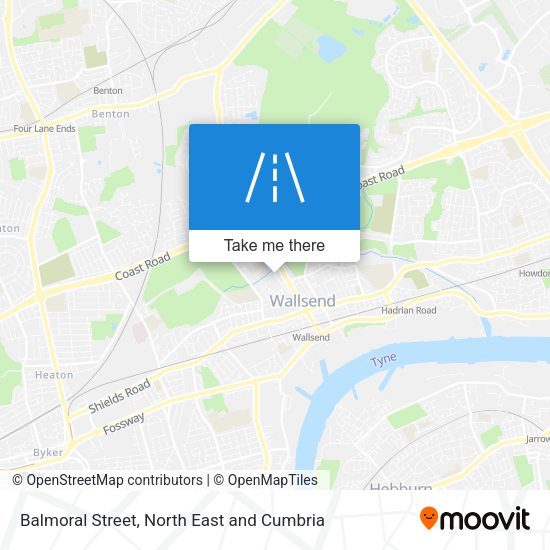 Balmoral Street map