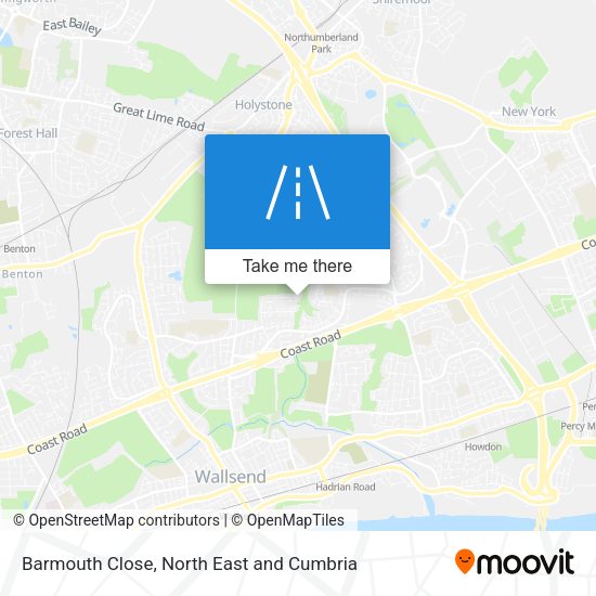 Barmouth Close map