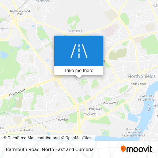 Barmouth Road map
