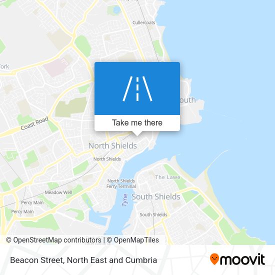 Beacon Street map