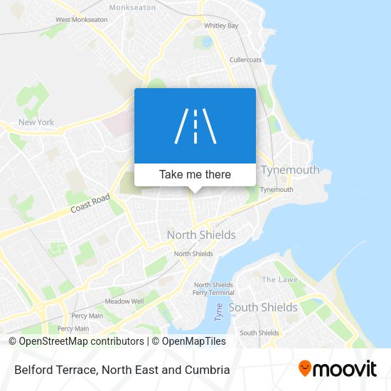 Belford Terrace map