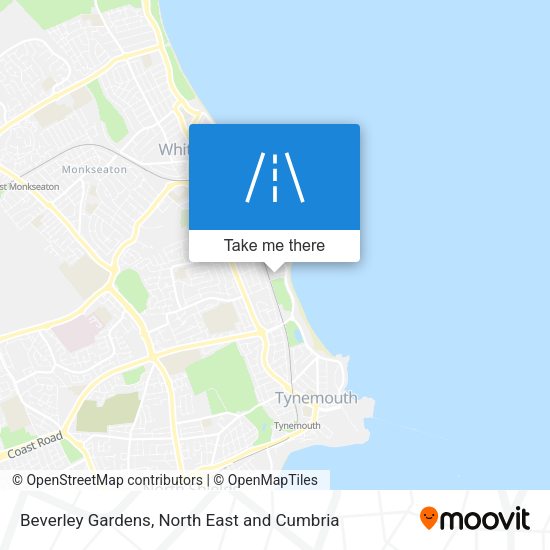 Beverley Gardens map
