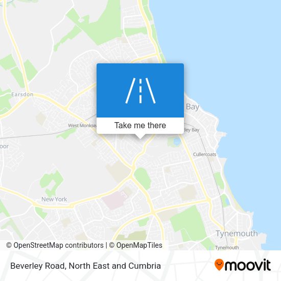Beverley Road map