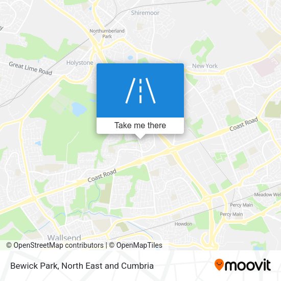 Bewick Park map