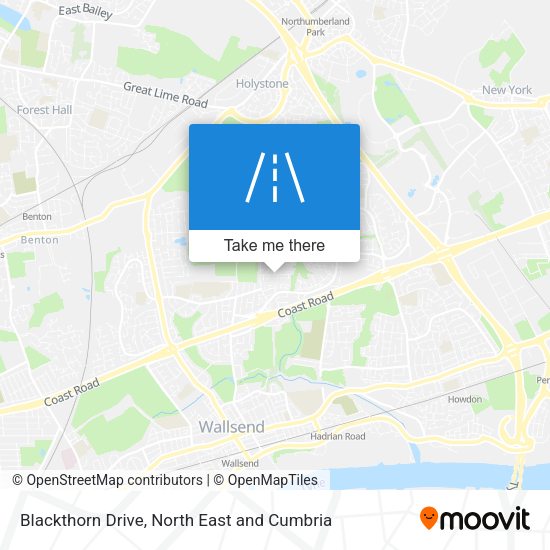 Blackthorn Drive map
