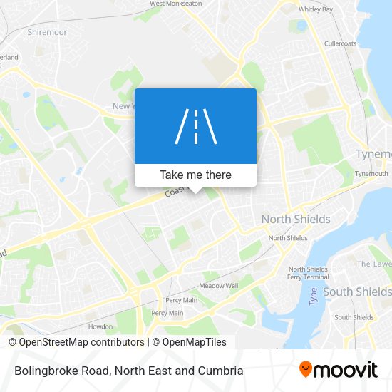 Bolingbroke Road map