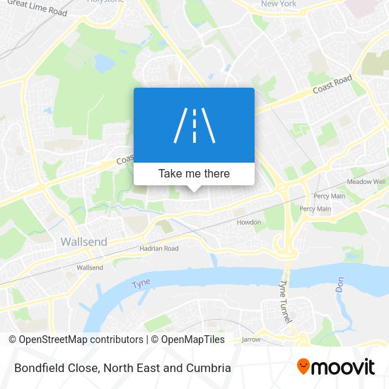 Bondfield Close map