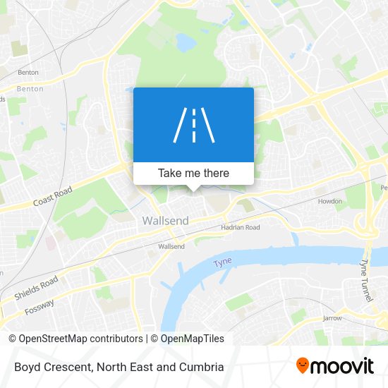 Boyd Crescent map