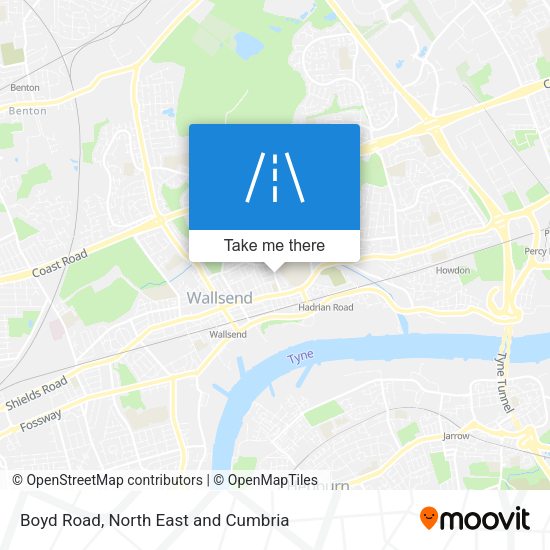 Boyd Road map