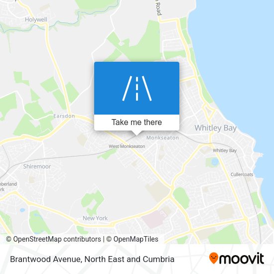 Brantwood Avenue map