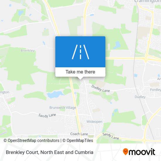Brenkley Court map
