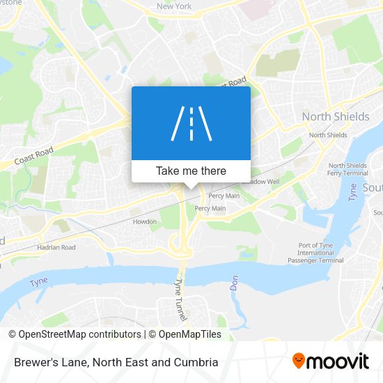 Brewer's Lane map