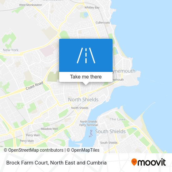 Brock Farm Court map