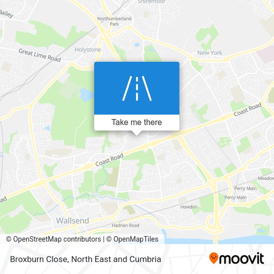 Broxburn Close map