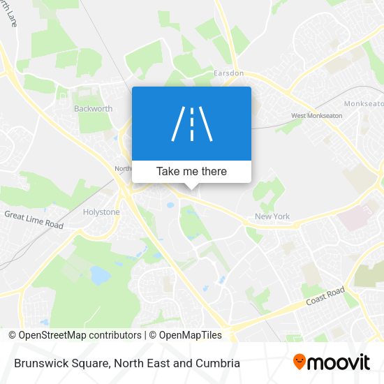 Brunswick Square map