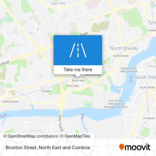 Brunton Street map