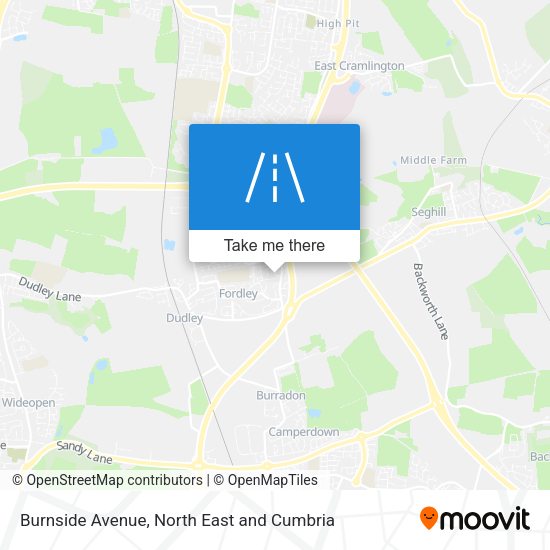 Burnside Avenue map