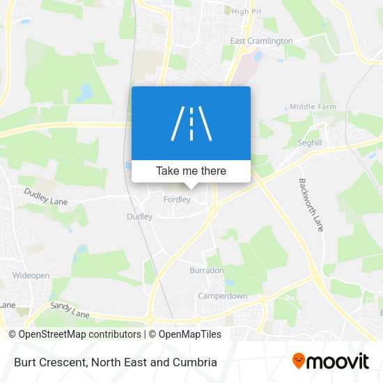 Burt Crescent map