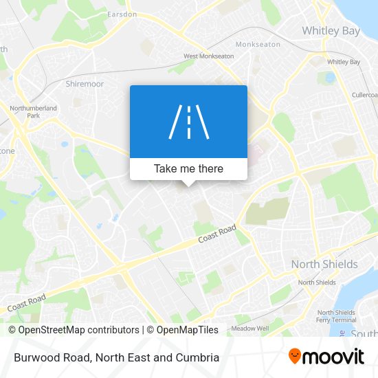 Burwood Road map