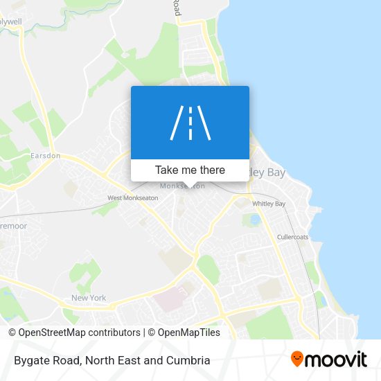 Bygate Road map