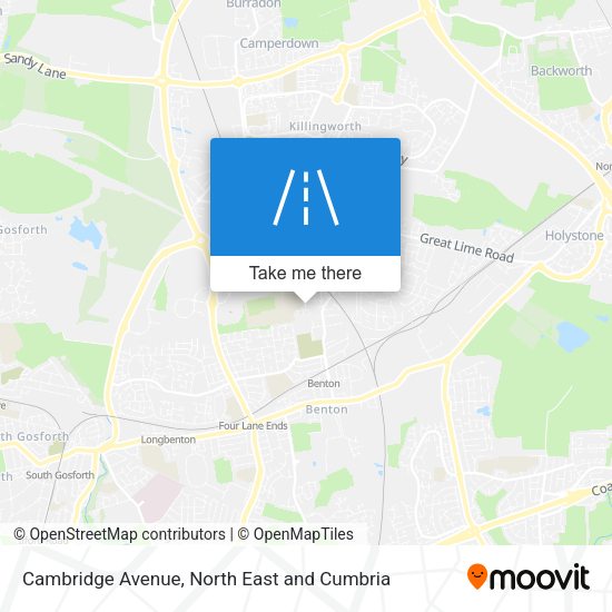Cambridge Avenue map