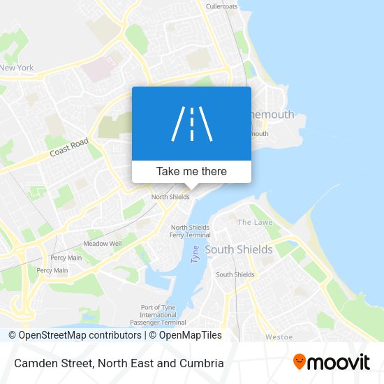Camden Street map